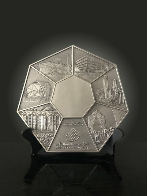Picture of Public Pension Agency - Pewter Plate
