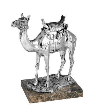 صورة جمل عربي منحوت فضة
