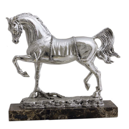 Picture of Arabian Trotting Horse Silver