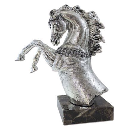 صورة Arabian Horse Bust Silve